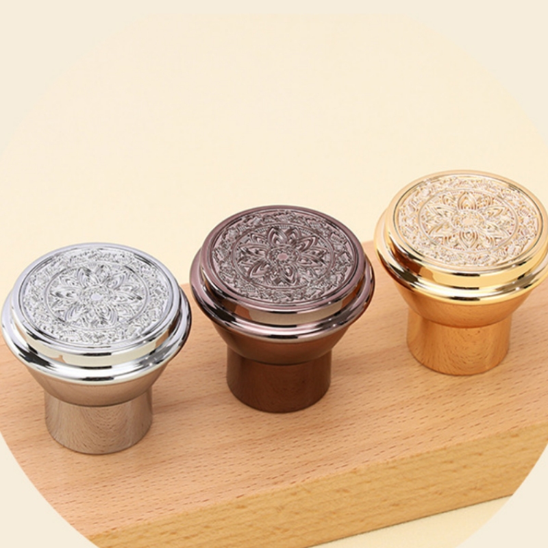 Custom Zinc Alloy Die-Cast Perfume Caps & Decorative Knobs