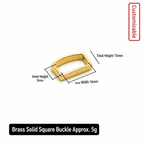 Solid Brass D-Ring