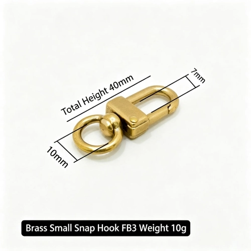 Brass Mini Swivel Snap Hook FB3