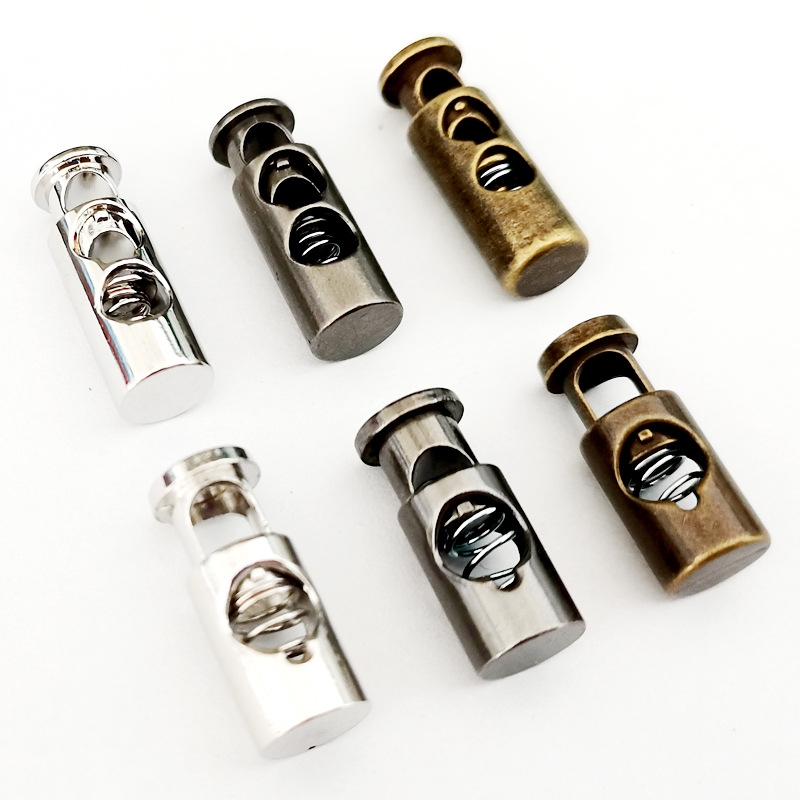 Spring-Loaded Metal Cord Lock Toggle