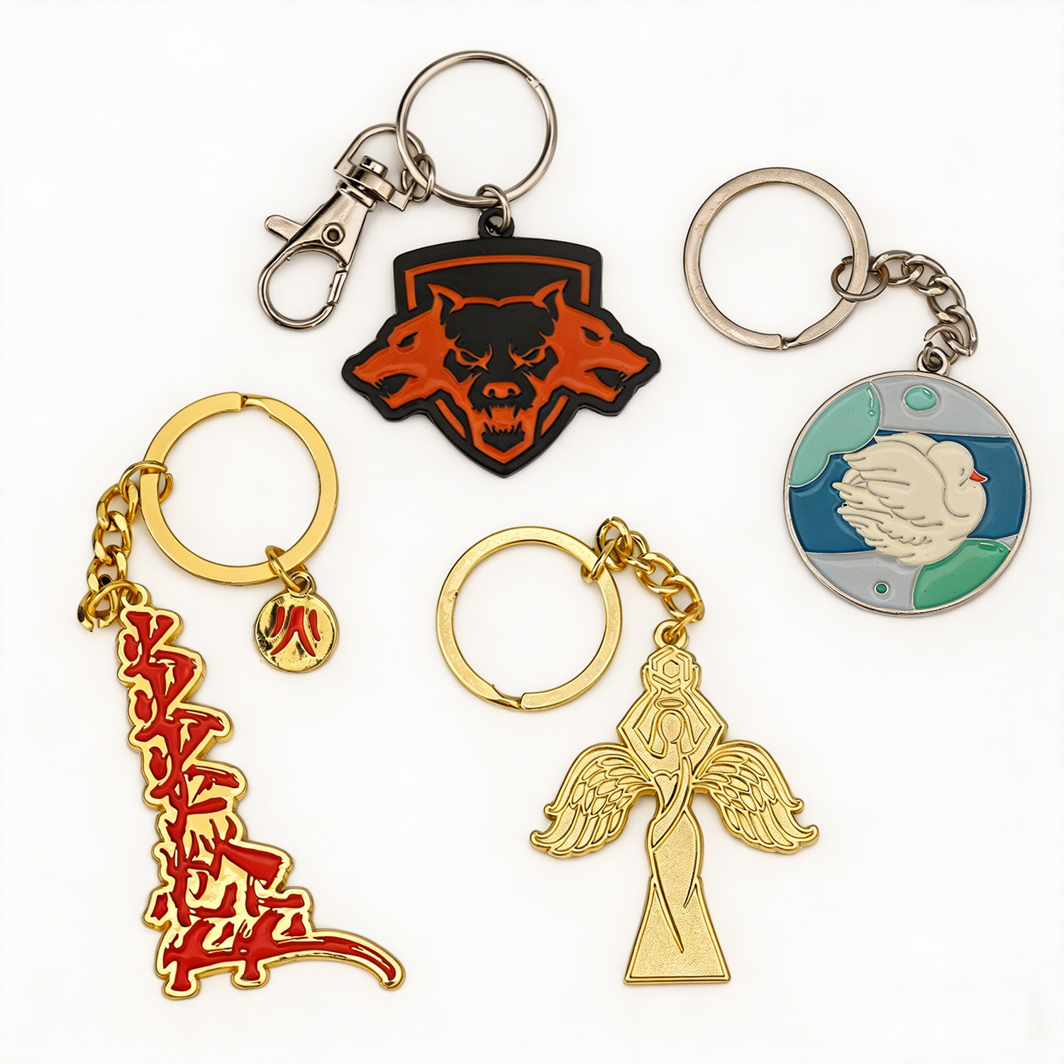 Custom Metal Enamel Keychain (Soft / Hard Enamel)