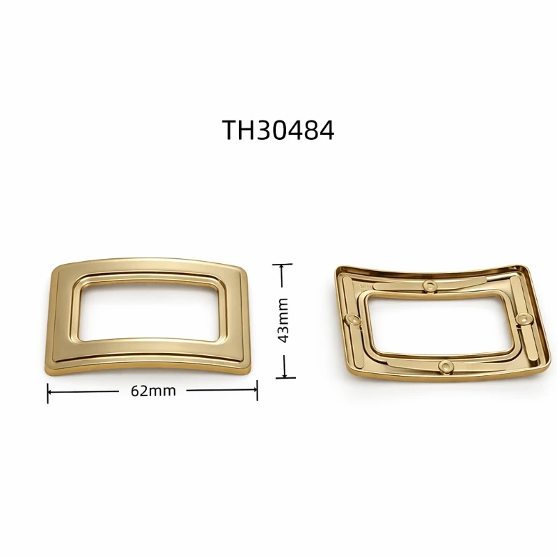 Decorative Metal Shoe Slide Buckle TH30484