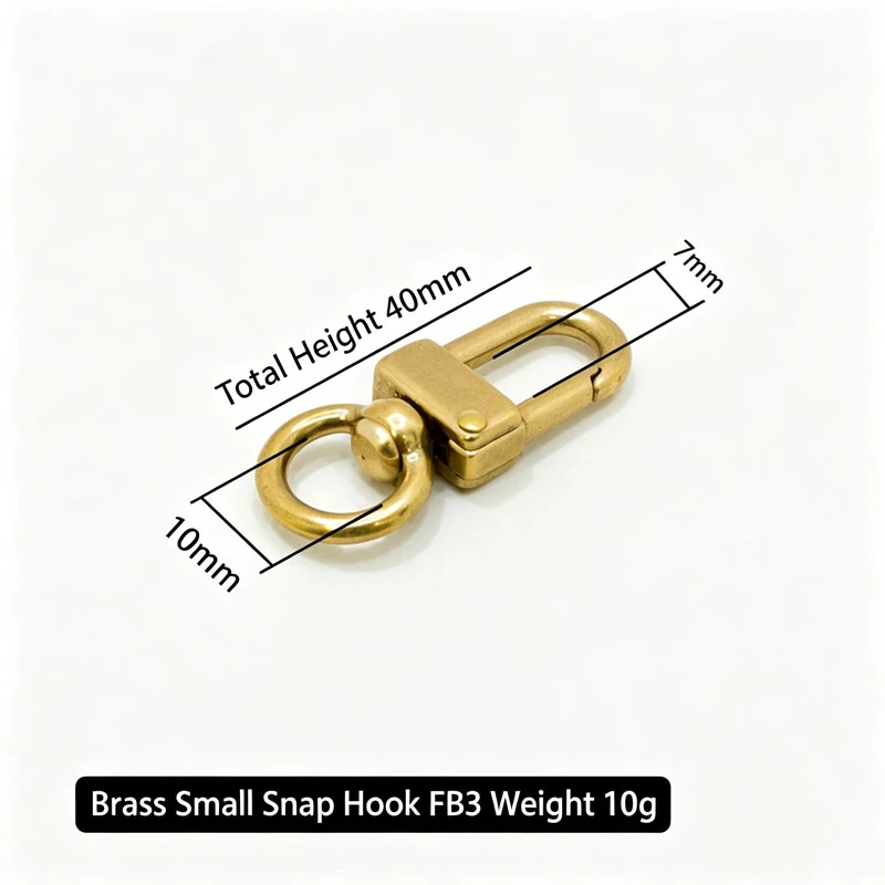Brass Mini Swivel Snap Hook FB3
