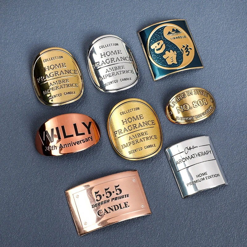 Custom Metal Wine & Perfume Labels