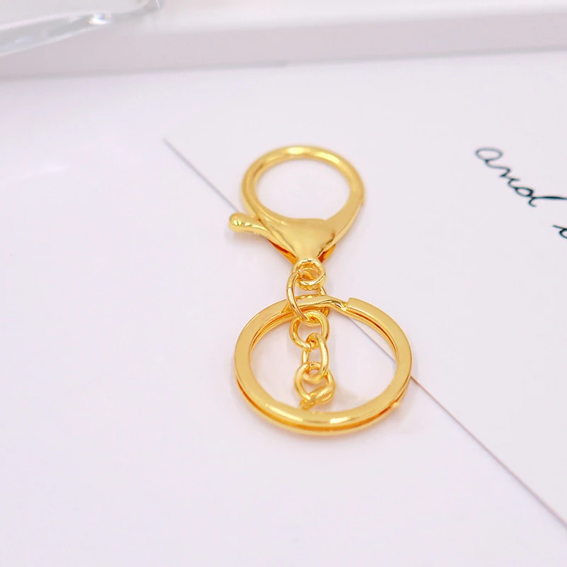 Lobster Clasp Keychain with Split Ring